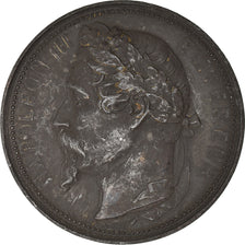 France, Medal, Napoléon III, Exposition Universelle de Paris, 1855, Caqué