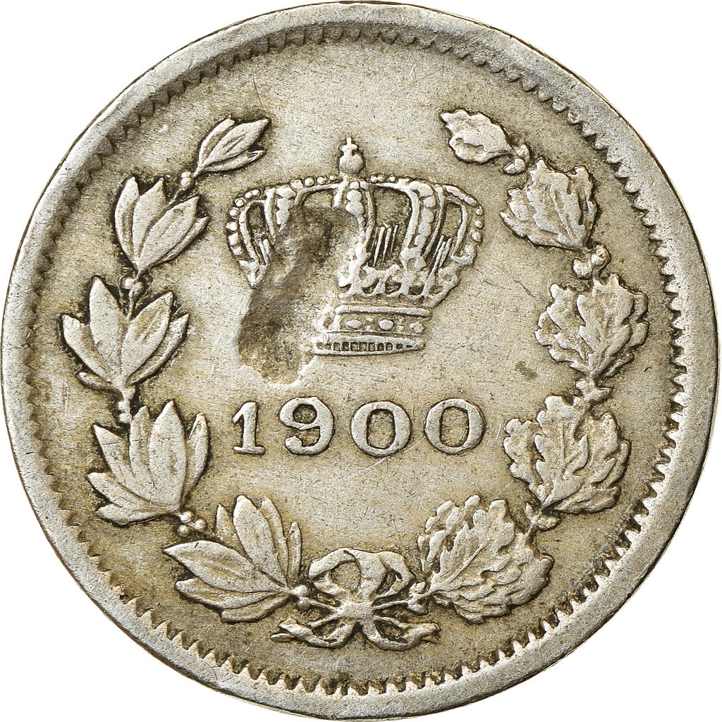 Münze, Rumänien, Carol I, 5 Bani, 1900, S+, Copper-nickel, KM:28