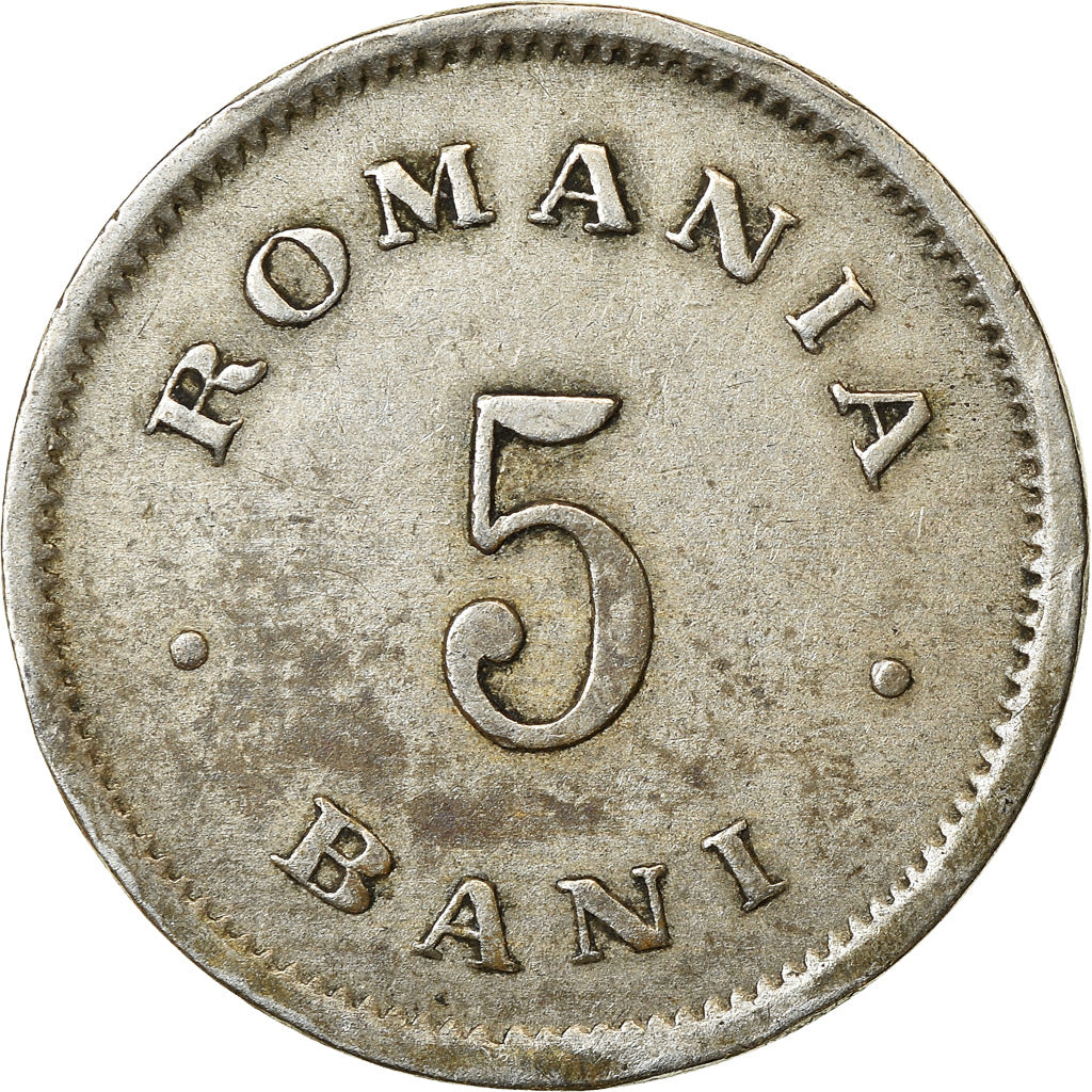Münze, Rumänien, Carol I, 5 Bani, 1900, S+, Copper-nickel, KM:28