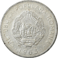 Coin, Romania, 3 Lei, 1963, VF(30-35), Nickel Clad Steel, KM:91