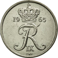 Moneta, Danimarca, Frederik IX, 25 Öre, 1965, SPL-, Rame-nichel, KM:850
