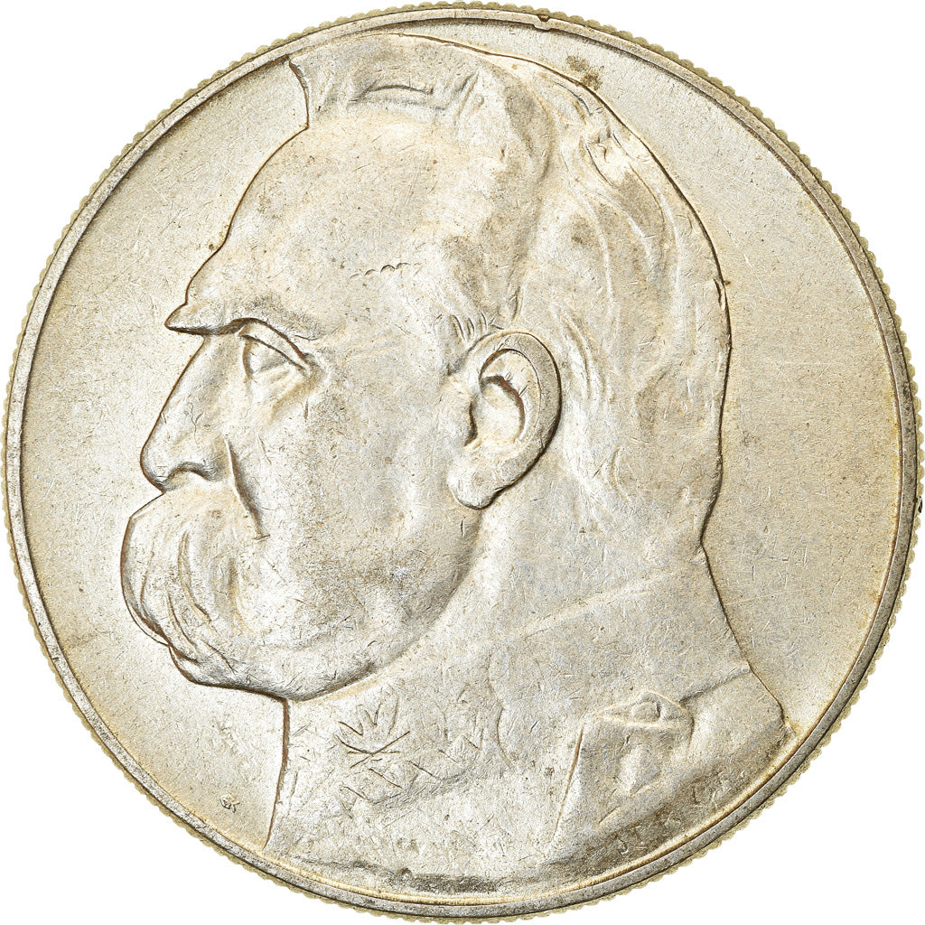 Coin, Poland, 10 Zlotych, 1936, Warsaw, EF(40-45), Silver, KM:29