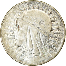 Coin, Poland, 5 Zlotych, 1933, Warsaw, EF(40-45), Silver, KM:21