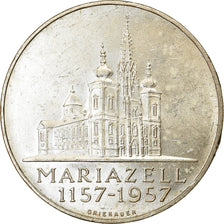 Coin, Austria, 25 Schilling, 1957, EF(40-45), Silver, KM:2883