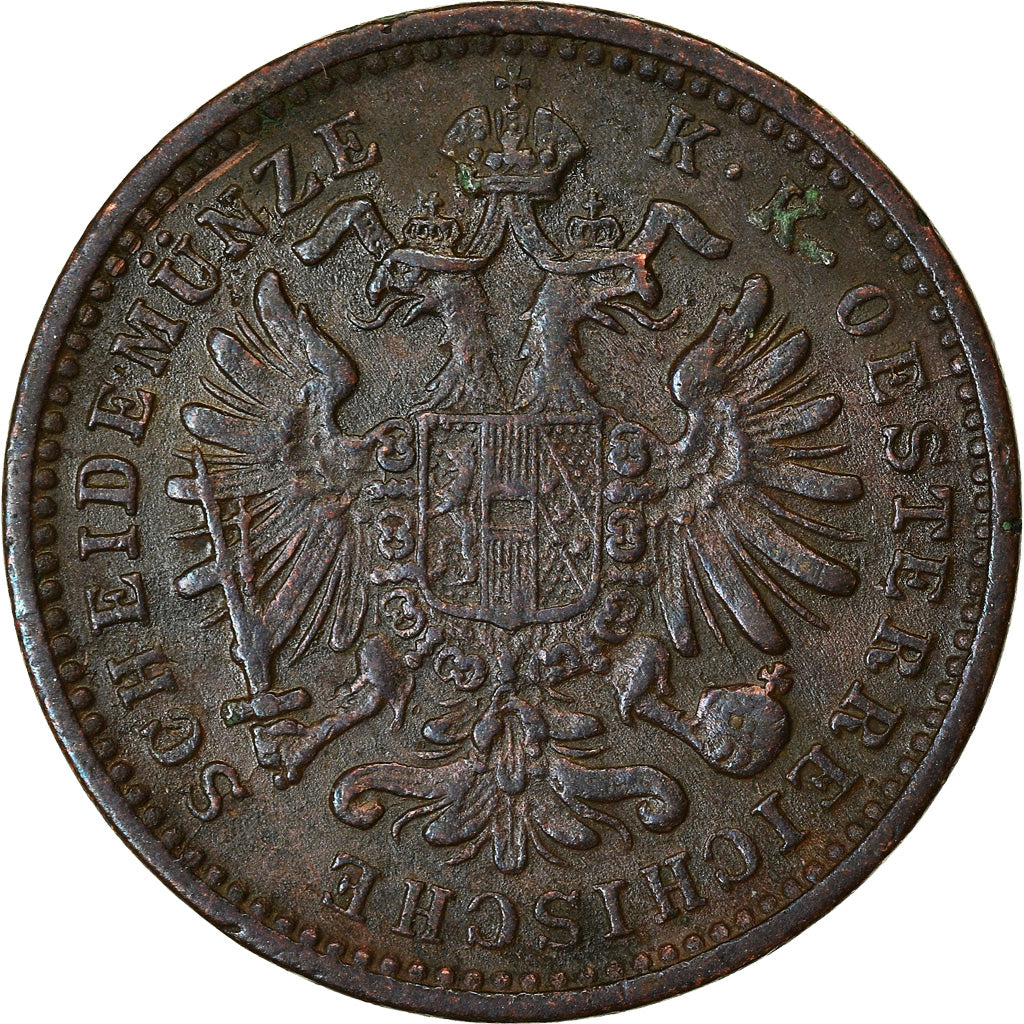 Münze, Österreich, Franz Joseph I, Kreuzer, 1891, SS, Kupfer, KM:2187