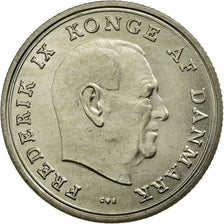 Coin, Denmark, Frederik IX, Krone, 1971, AU(55-58), Copper-nickel, KM:851.1
