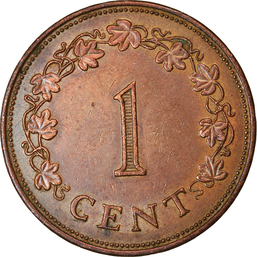 Moneta, Malta, Cent, 1975, British Royal Mint, BB, Bronzo, KM:8