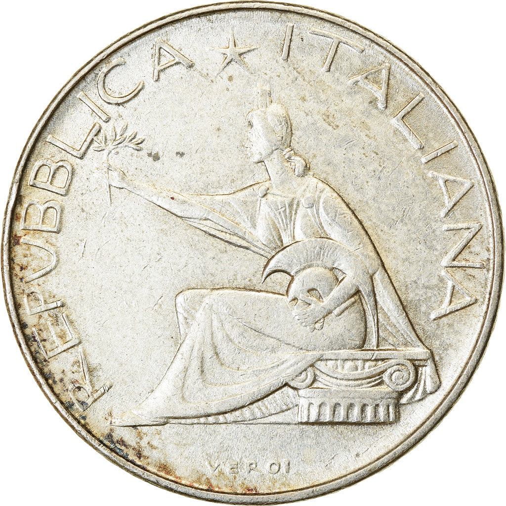 Coin, Italy, 500 Lire, 1961, Rome, VF(30-35), Silver, KM:99