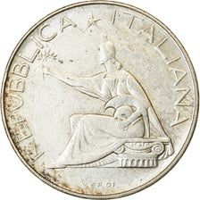 Coin, Italy, 500 Lire, 1961, Rome, VF(30-35), Silver, KM:99