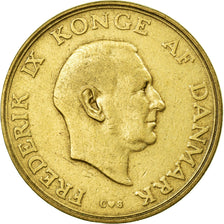 Coin, Denmark, Frederik IX, Krone, 1957, EF(40-45), Aluminum-Bronze, KM:837.2