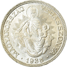 Coin, Hungary, 2 Pengö, 1938, Budapest, EF(40-45), Silver, KM:511