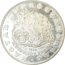 Coin, Hungary, 25 Forint, Huszonot, 1966, Budapest, EF(40-45), Silver, KM:567