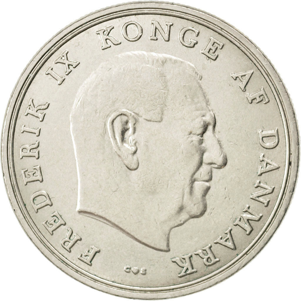 Monnaie, Danemark, Frederik IX, 5 Kroner, 1965, SUP, Copper-nickel, KM:853.1