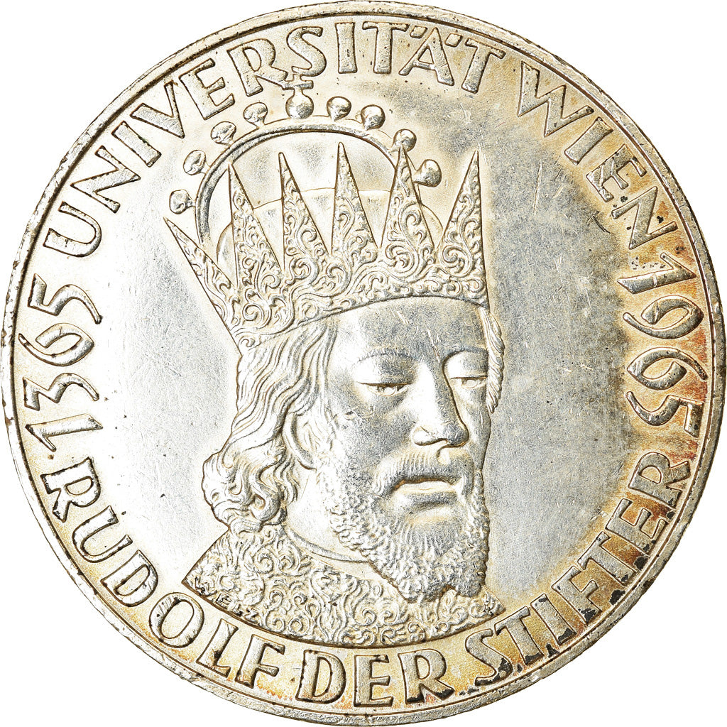 Coin, Austria, 50 Schilling, 1965, EF(40-45), Silver, KM:2898