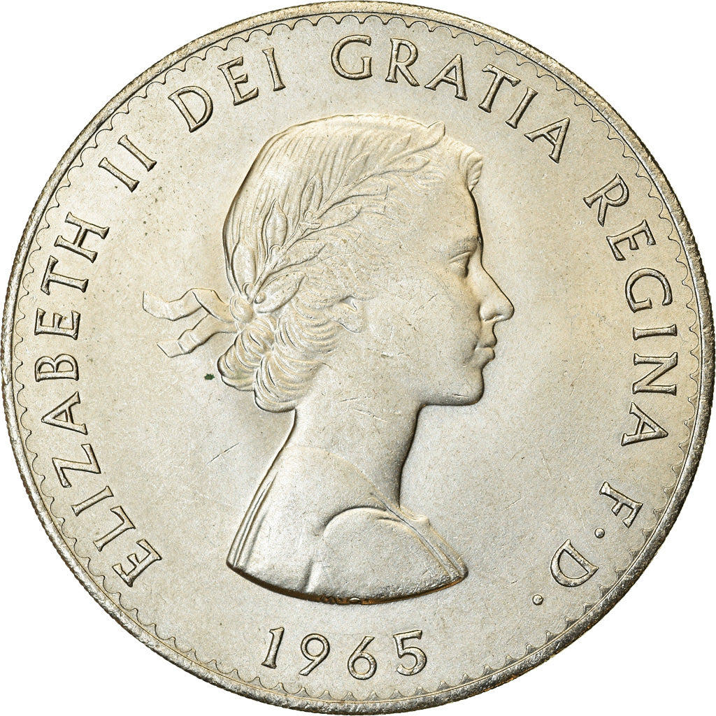 Monnaie, Grande-Bretagne, Elizabeth II, Crown, 1965, TTB, Copper-nickel, KM:910