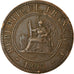 Coin, FRENCH INDO-CHINA, Cent, 1892, Paris, EF(40-45), Bronze, KM:1