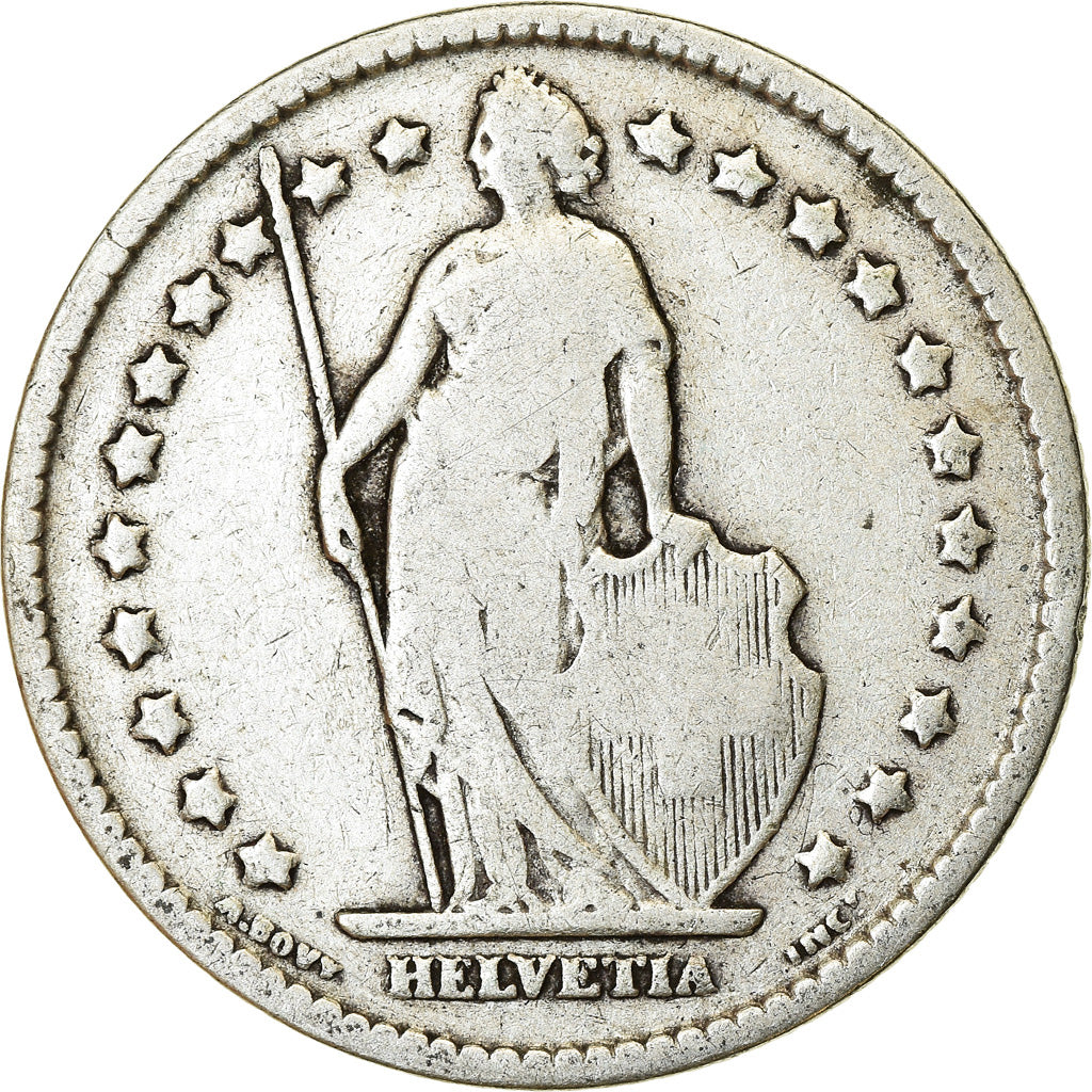 Coin, Switzerland, Franc, 1898, Bern, VF(30-35), Silver, KM:24
