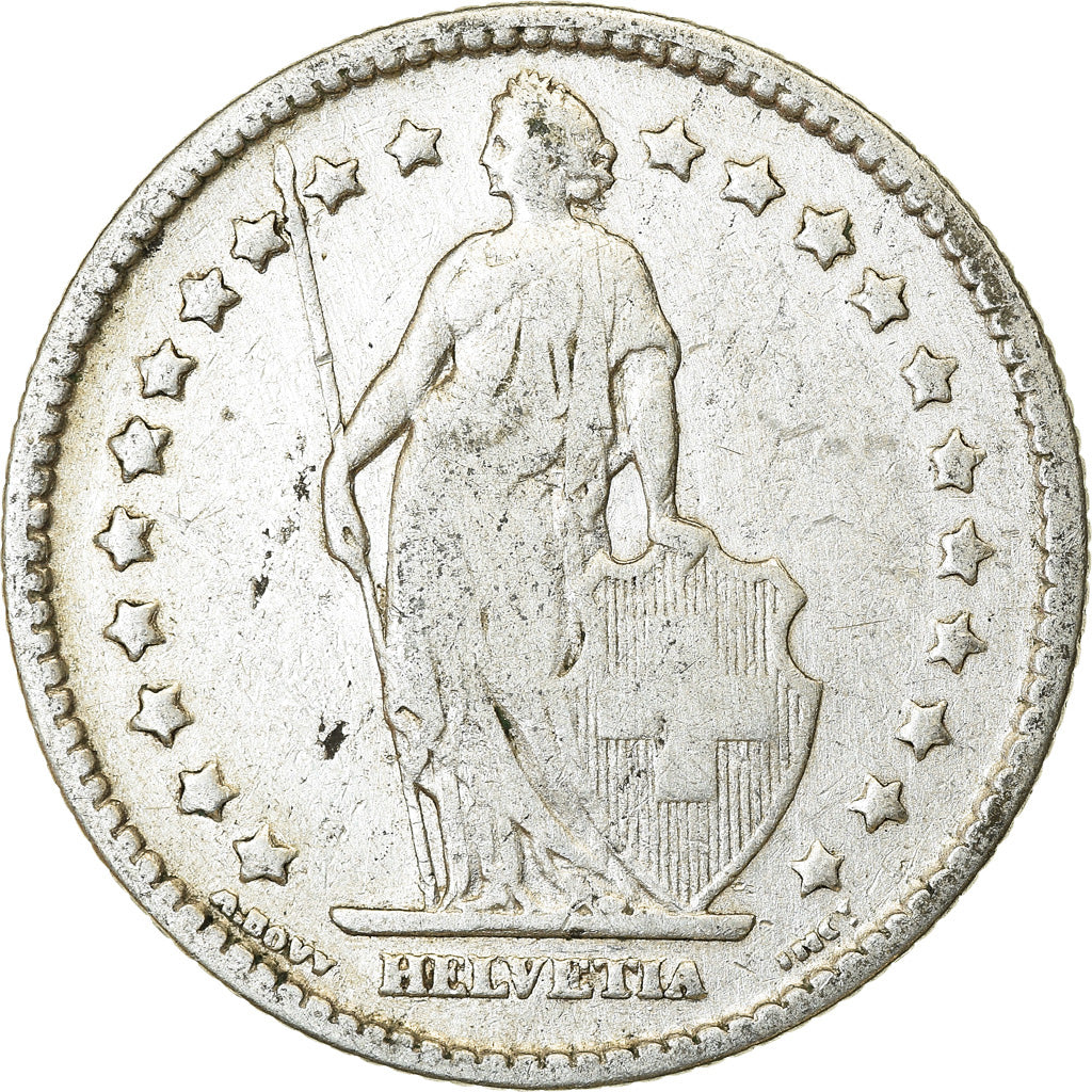 Coin, Switzerland, Franc, 1900, Bern, EF(40-45), Silver, KM:24