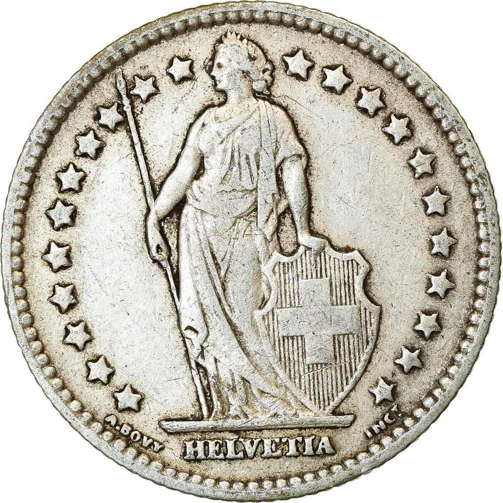 Coin, Switzerland, Franc, 1905, Bern, EF(40-45), Silver, KM:24