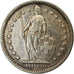 Coin, Switzerland, Franc, 1921, Bern, EF(40-45), Silver, KM:24