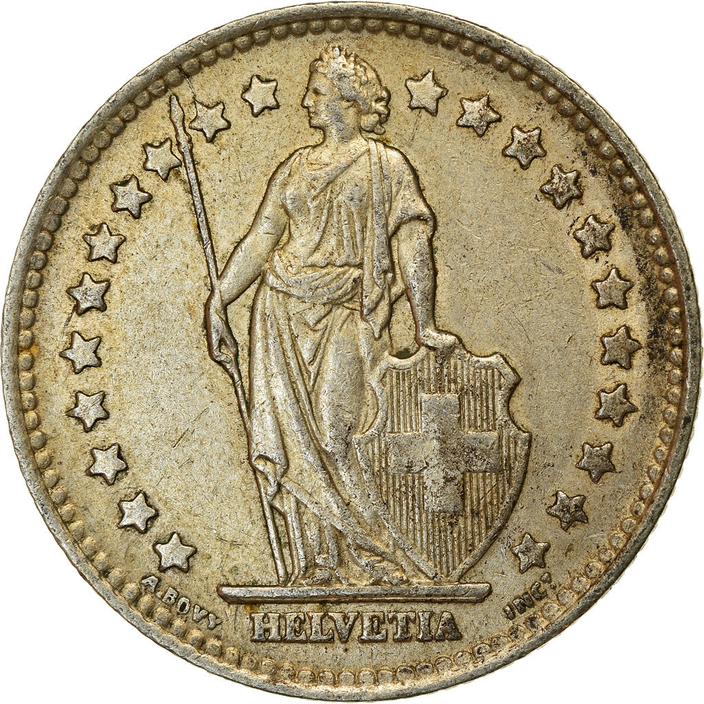 Coin, Switzerland, Franc, 1946, Bern, EF(40-45), Silver, KM:24
