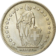 Coin, Switzerland, Franc, 1958, Bern, EF(40-45), Silver, KM:24