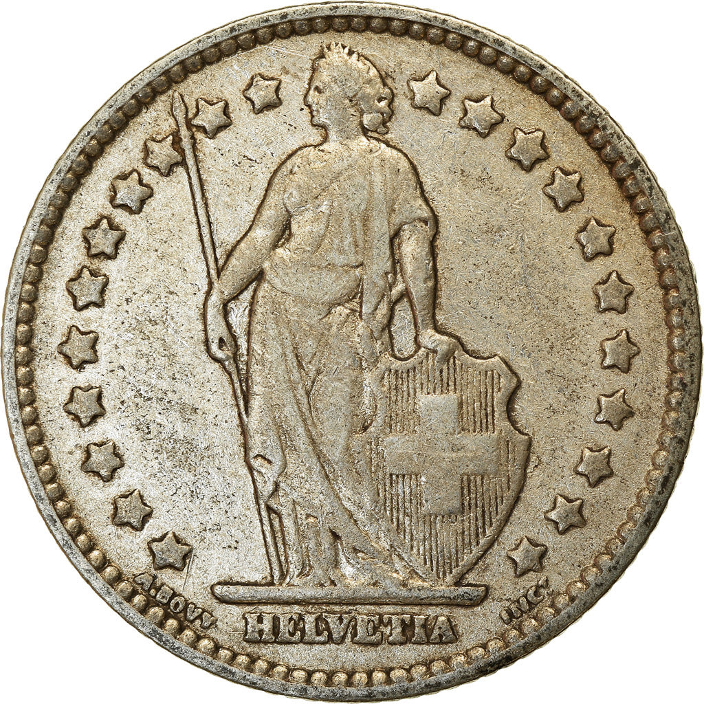 Münze, Schweiz, Franc, 1876, Bern, SS, Silber, KM:24