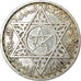 Coin, Morocco, Mohammed V, 100 Francs, 1953, Paris, EF(40-45), Silver, KM:52