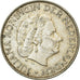 Coin, Netherlands, Juliana, Gulden, 1957, EF(40-45), Silver, KM:184