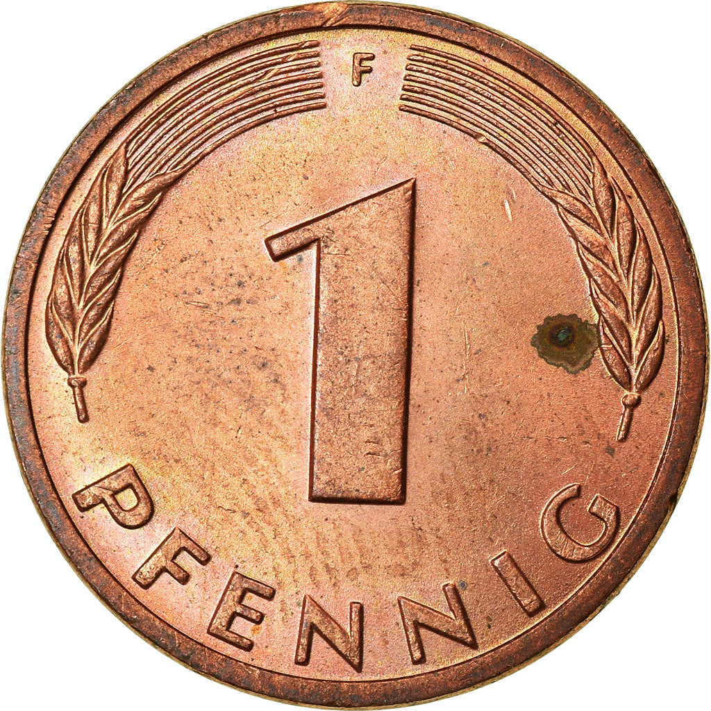 Monnaie, République fédérale allemande, 10 Pfennig, 1980, Stuttgart, TTB