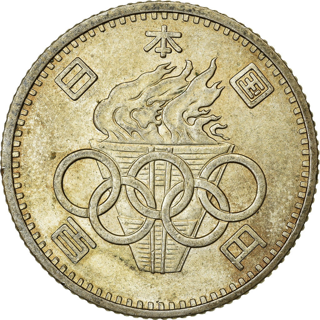 Coin, Japan, Hirohito, 100 Yen, 1964, VF(30-35), Silver, KM:79