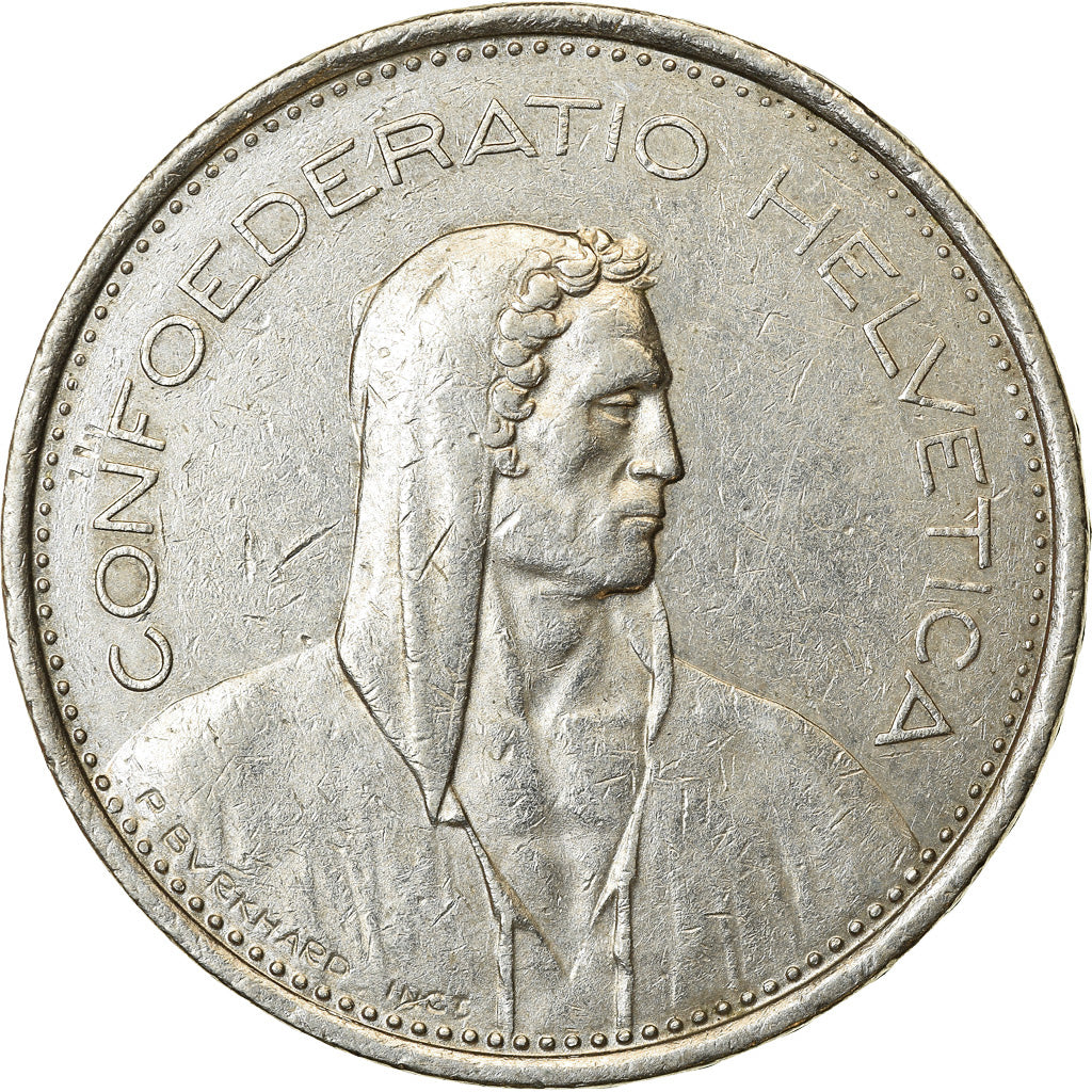 Coin, Switzerland, 5 Francs, 1978, Bern, EF(40-45), Copper-nickel, KM:40a.1