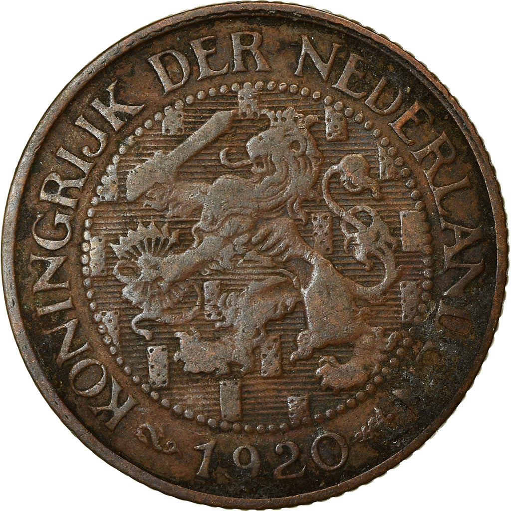 Moneda, Países Bajos, Wilhelmina I, Cent, 1920, MBC, Bronce, KM:152