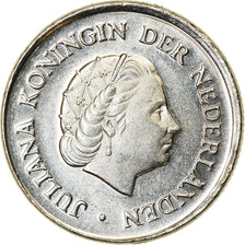 Münze, Niederlande, Juliana, 25 Cents, 1977, SS, Nickel, KM:183