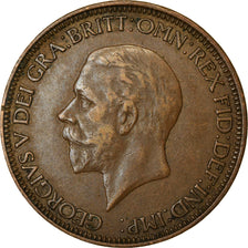 Coin, Great Britain, George V, 1/2 Penny, 1932, EF(40-45), Bronze, KM:837