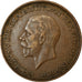 Coin, Great Britain, George V, 1/2 Penny, 1932, EF(40-45), Bronze, KM:837