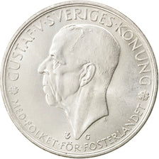 SWEDEN, 5 Kronor, 1935, KM #806, AU(55-58), Silver, 36, 25.02