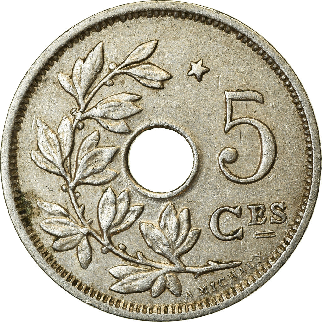 Coin, Belgium, 5 Centimes, 1932, EF(40-45), Copper-nickel, KM:66