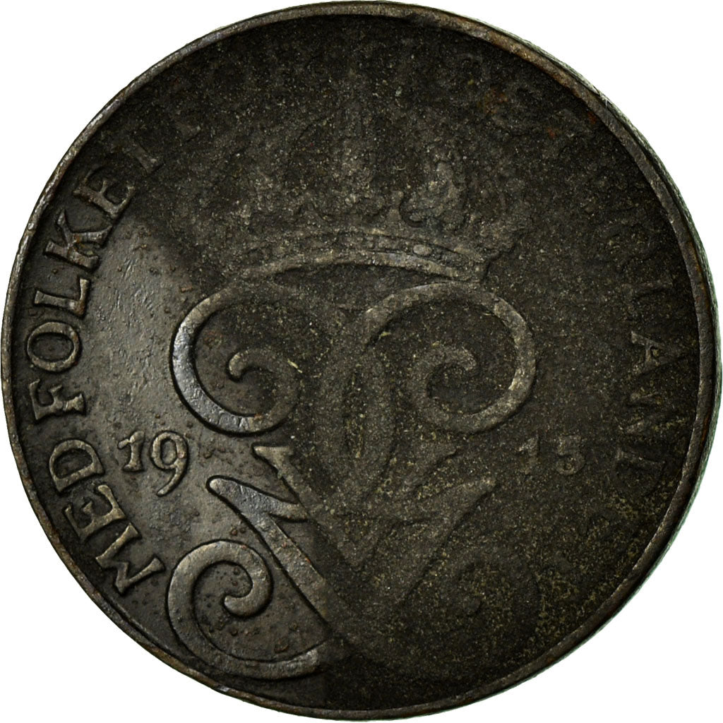 Coin, Sweden, Gustaf V, Ore, 1915, VF(30-35), Bronze, KM:777.2