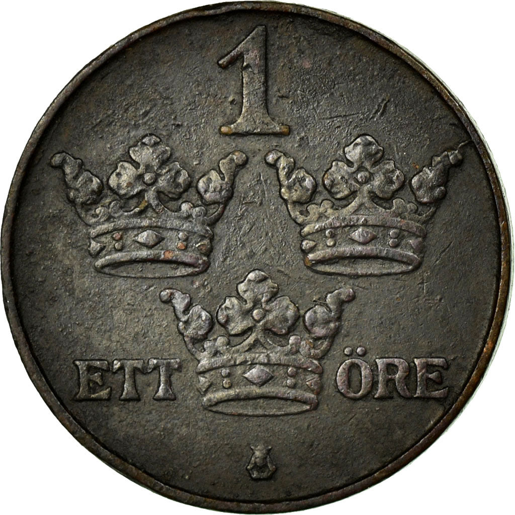 Coin, Sweden, Gustaf V, Ore, 1915, VF(30-35), Bronze, KM:777.2