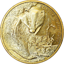 Coin, Poland, 2 Zlote, 2011, Warsaw, EF(40-45), Brass, KM:762
