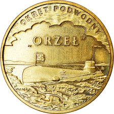 Coin, Poland, 2 Zlote, 2012, Warsaw, EF(40-45), Brass, KM:837