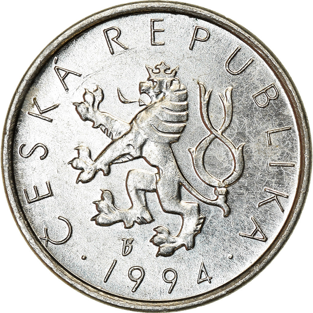 Moneta, Repubblica Ceca, 10 Haleru, 1994, BB, Alluminio, KM:6
