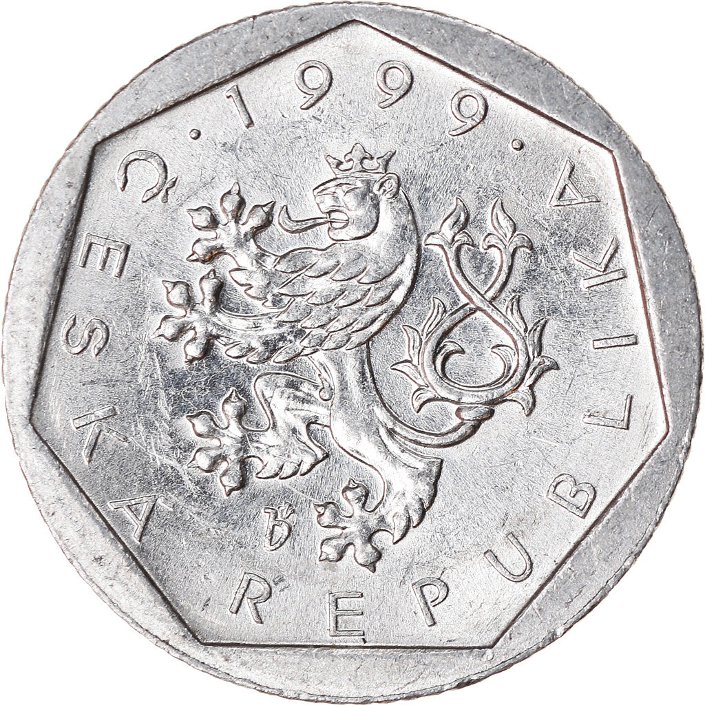 Moneta, Repubblica Ceca, 20 Haleru, 1999, Jablonec nad Nisou, BB, Alluminio