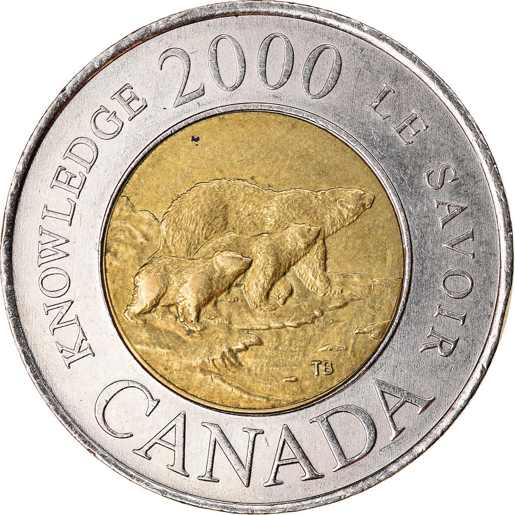 Coin, Canada, Elizabeth II, 2 Dollars, 2000, Royal Canadian Mint, Ottawa