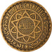 Coin, Morocco, Mohammed V, 5 Francs, 1365, Paris, EF(40-45), Aluminum-Bronze