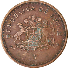 Moneda, Chile, 100 Pesos, 1985, Santiago, BC+, Aluminio - bronce, KM:226.1