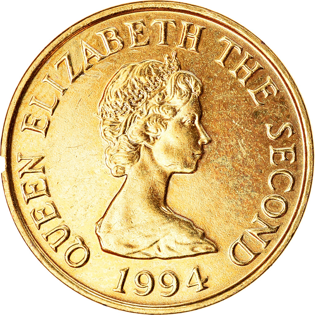 Monnaie, Jersey, Elizabeth II, Penny, 1994, SUP+, Copper Plated Steel, KM:54b