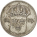 SWEDEN, 10 Ore, 1939, KM #780, EF(40-45), Silver, 15, 1.41