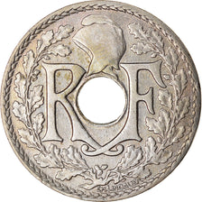 Munten, Frankrijk, Lindauer, 25 Centimes, 1921, ZF, Copper-nickel, KM:867a